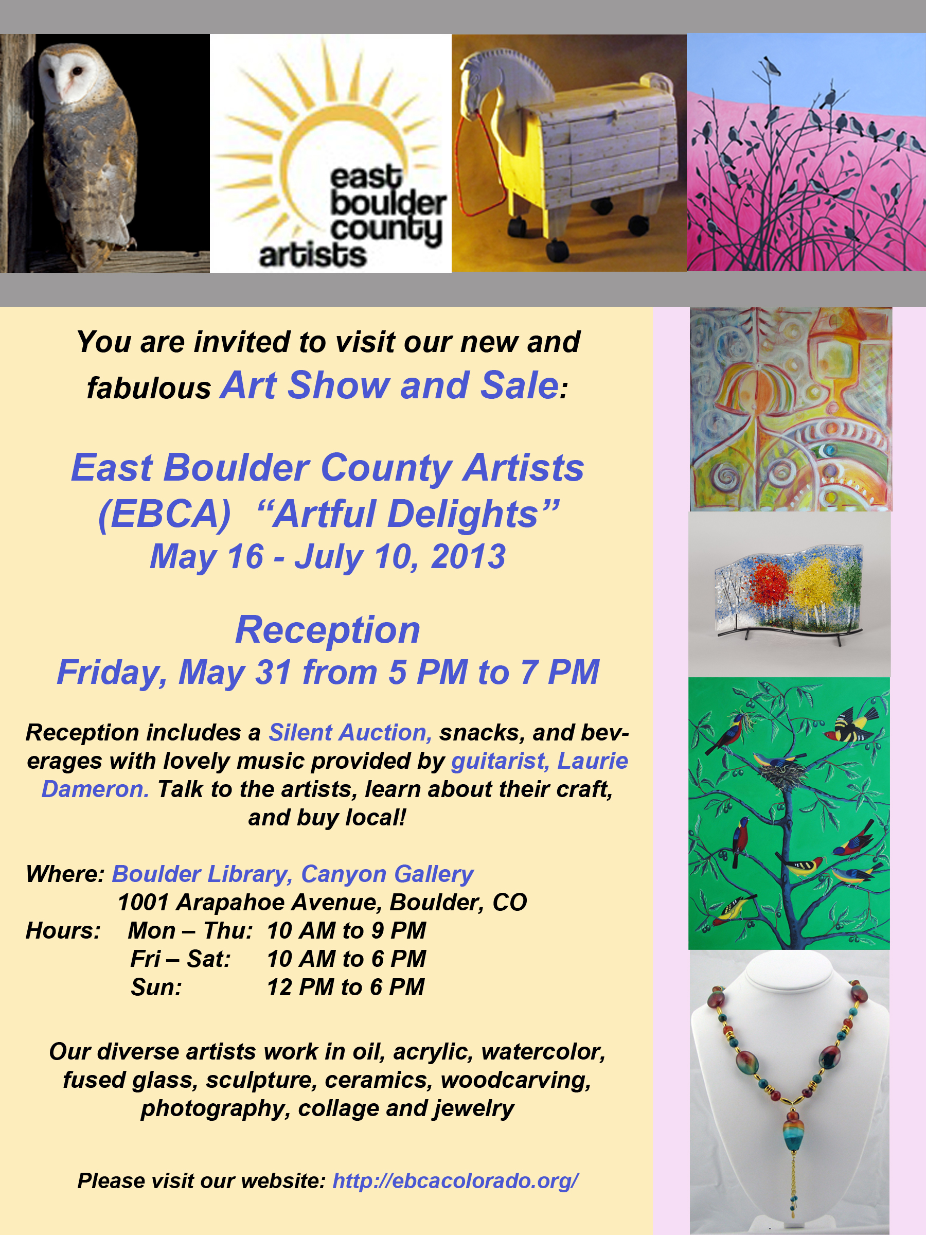 EBCA Show at Boulder Public Library